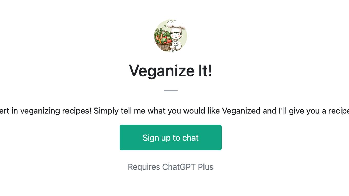 Veganize It! Screenshot