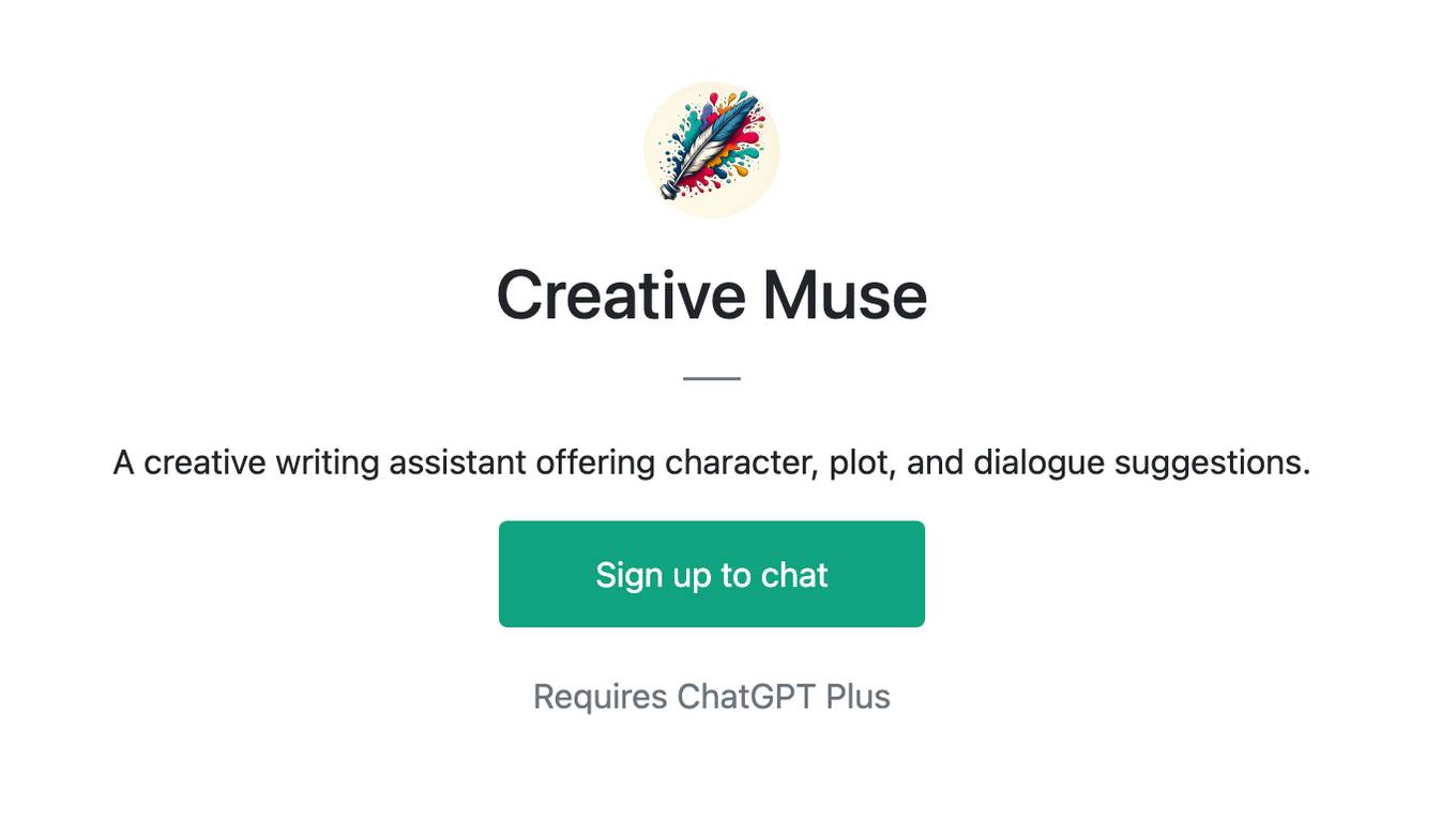 Creative Muse Screenshot