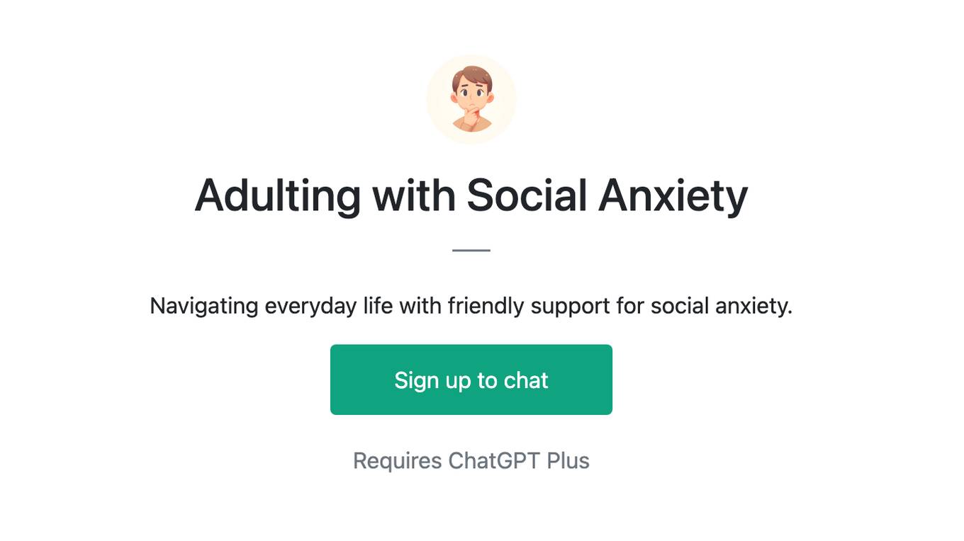 Adulting with Social Anxiety Screenshot