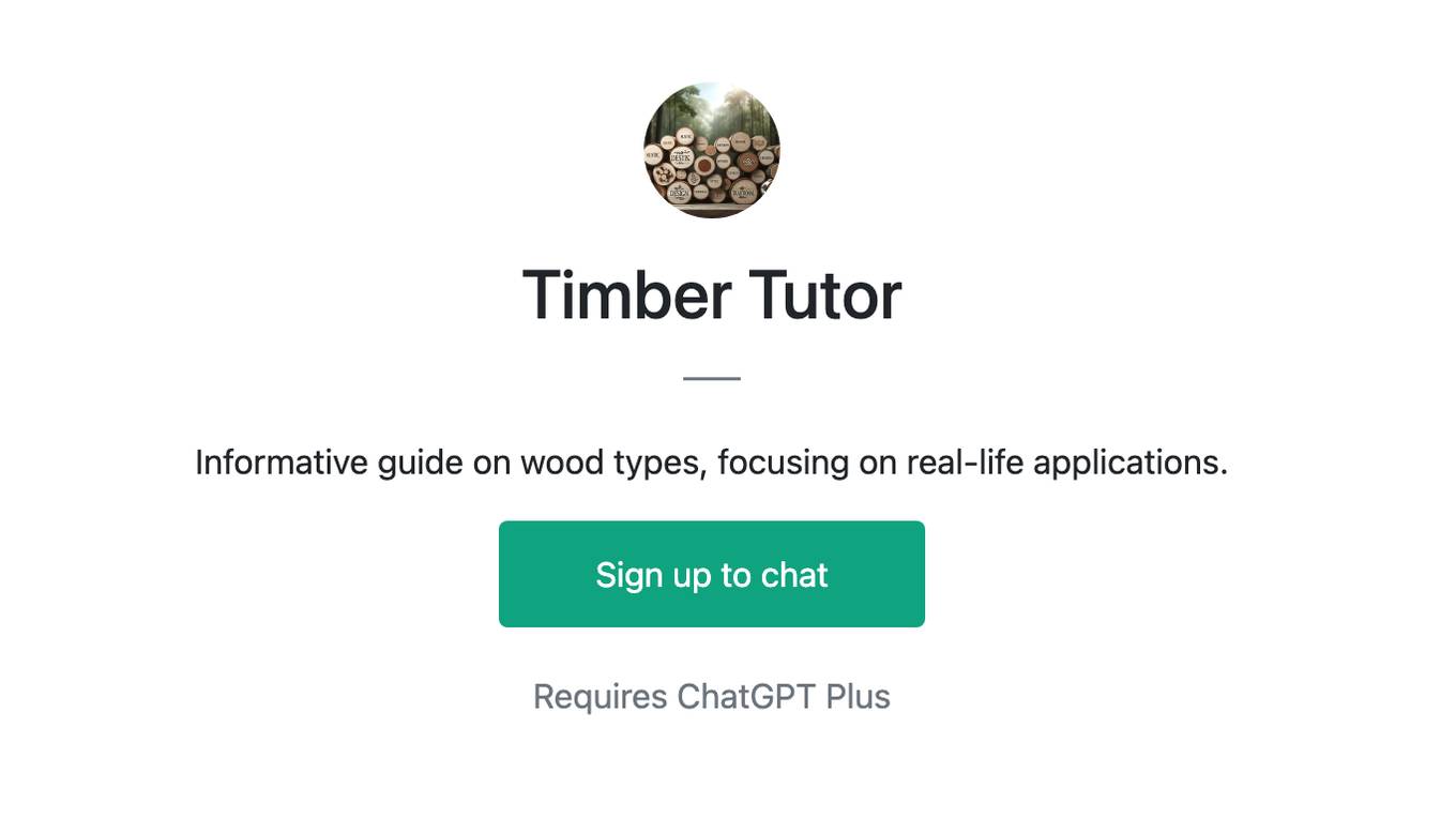 Timber Tutor Screenshot