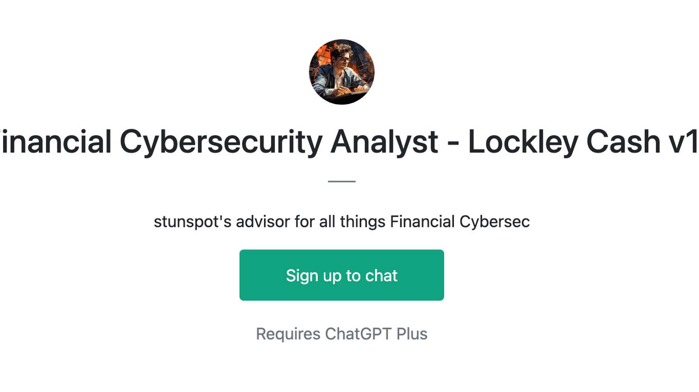 Financial Cybersecurity Analyst - Lockley Cash v1 Screenshot