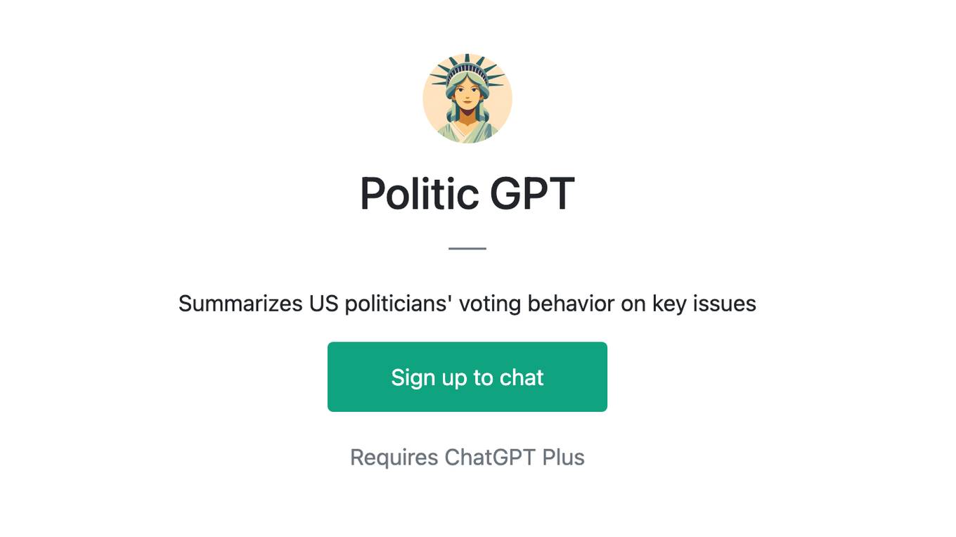 Politic GPT Screenshot