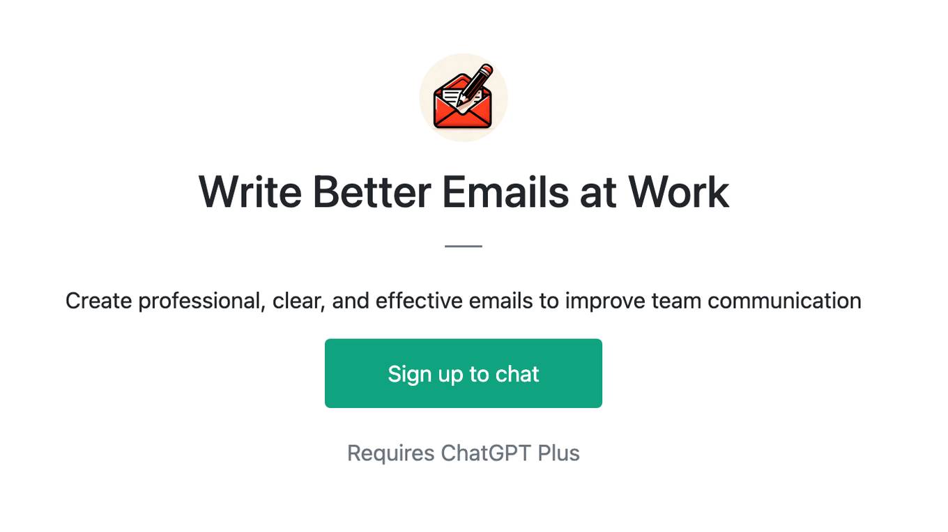 Write Better Emails at Work Screenshot