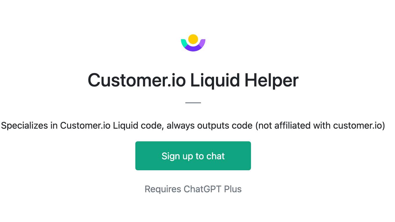 Customer.io Liquid Helper Screenshot