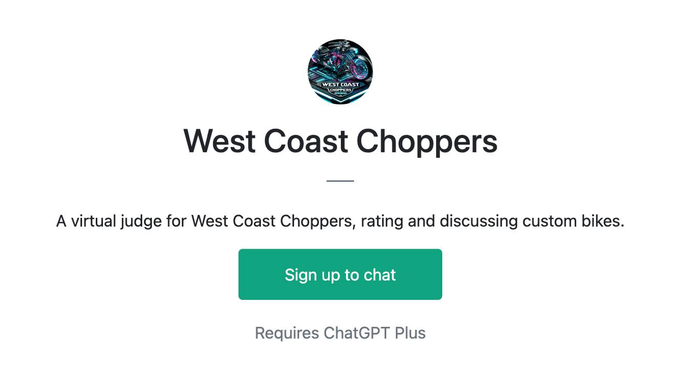 West Coast Choppers Screenshot