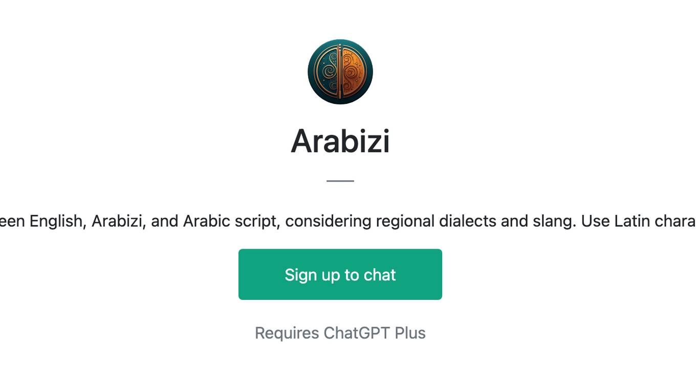 Arabizi Screenshot