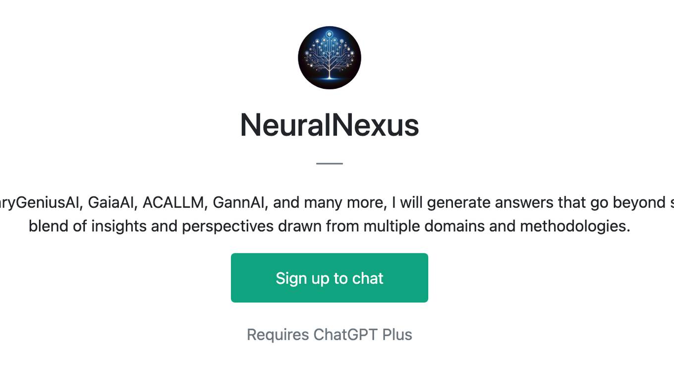 NeuralNexus Screenshot