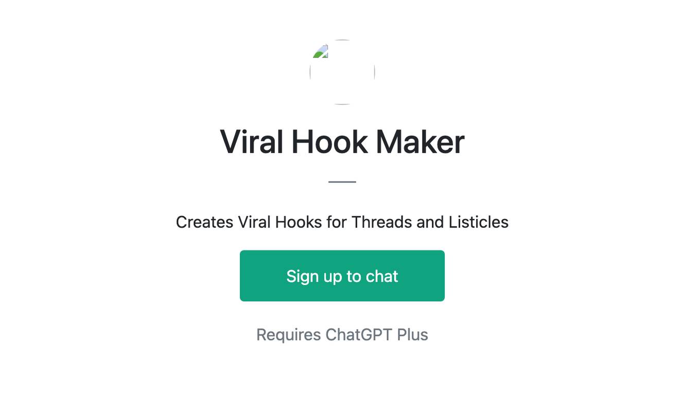 Viral Hook Maker Screenshot