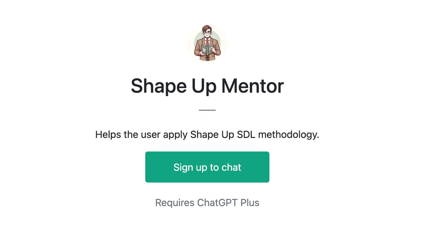 Shape Up Mentor Screenshot