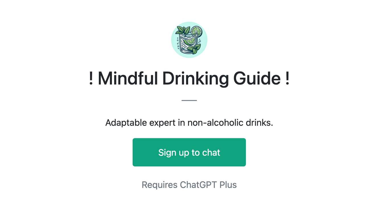 ! Mindful Drinking Guide ! Screenshot