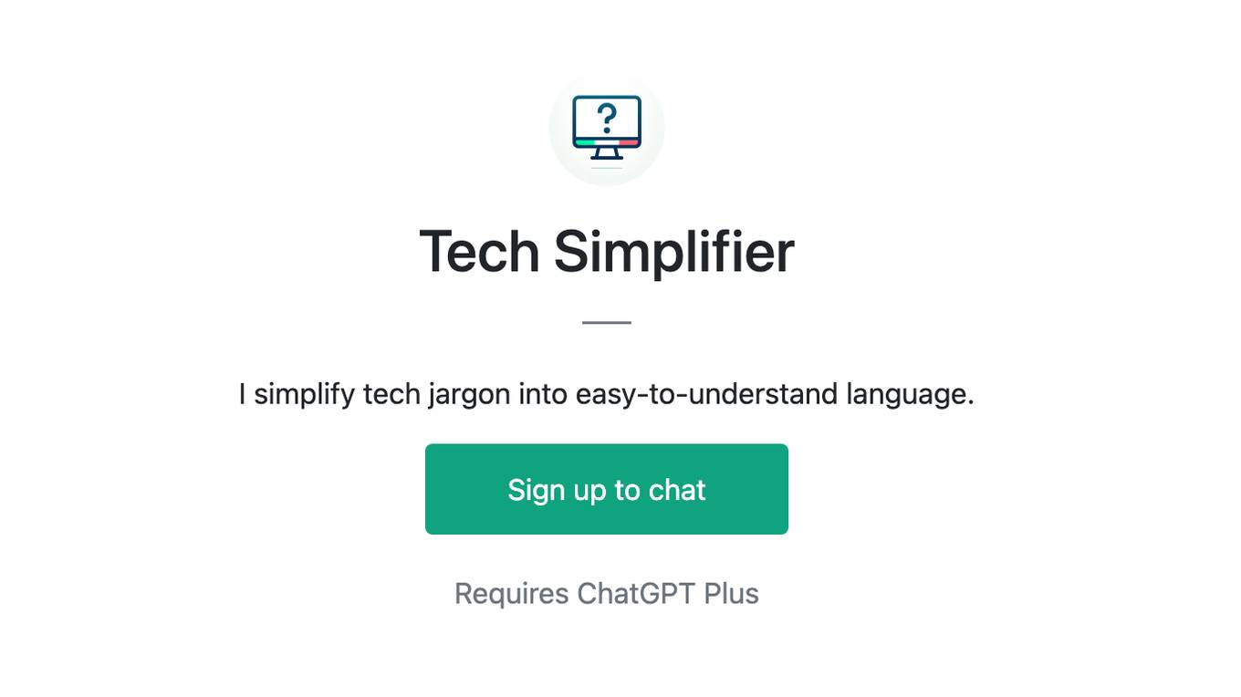 Tech Simplifier Screenshot