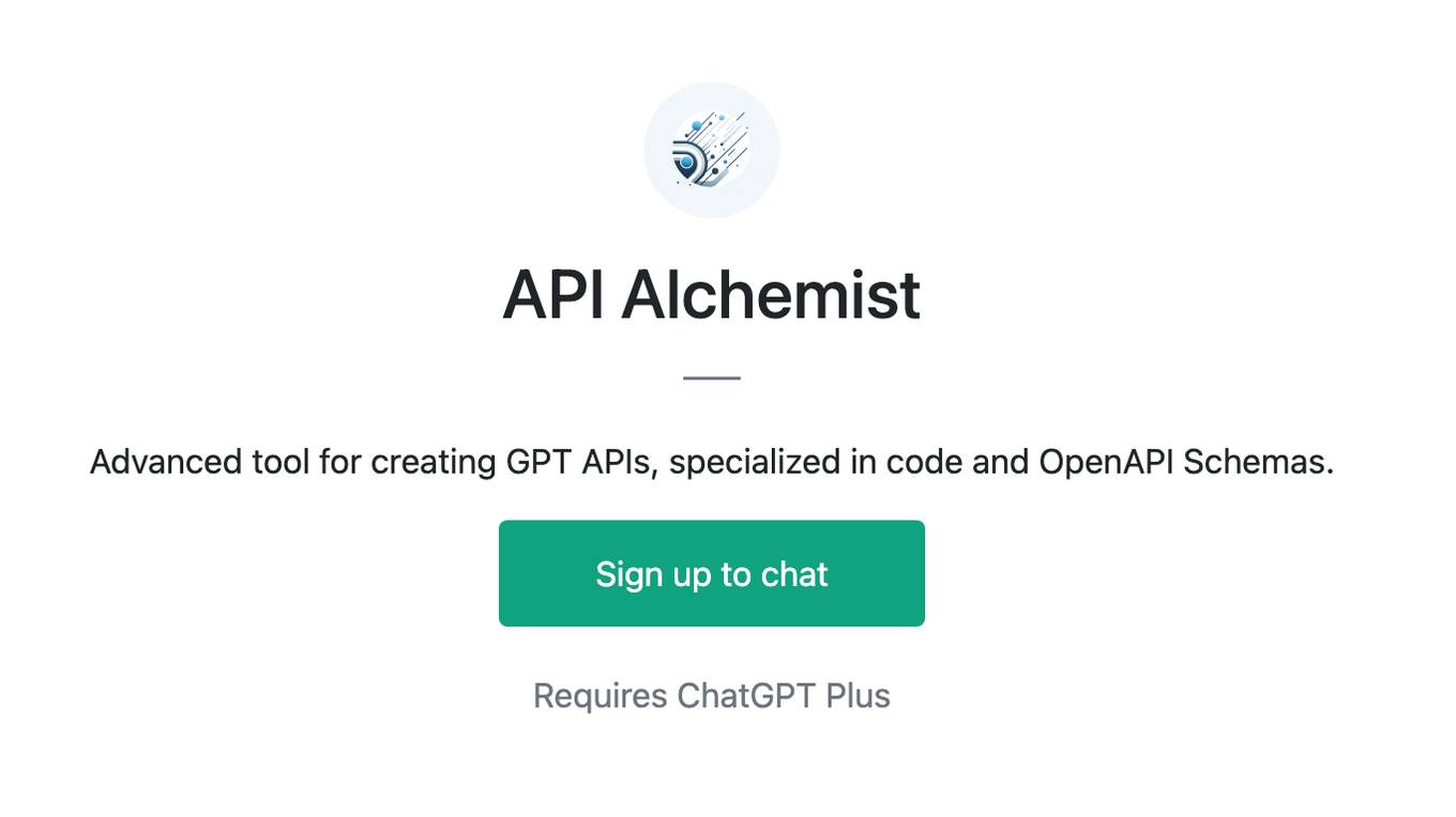 API Alchemist Screenshot