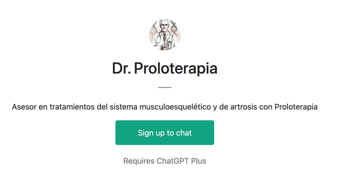 Dr. Proloterapia Screenshot