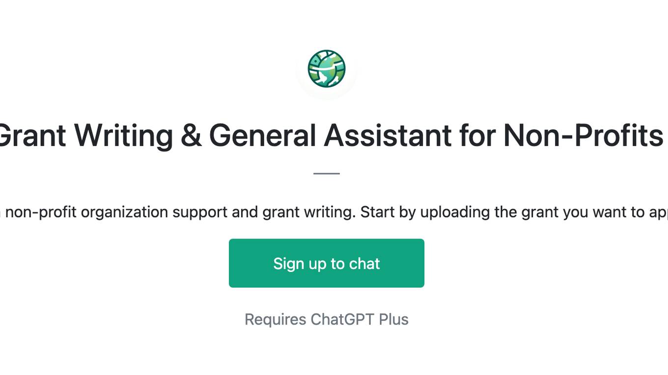 Grant Writing & General Assistant for Non-Profits Screenshot