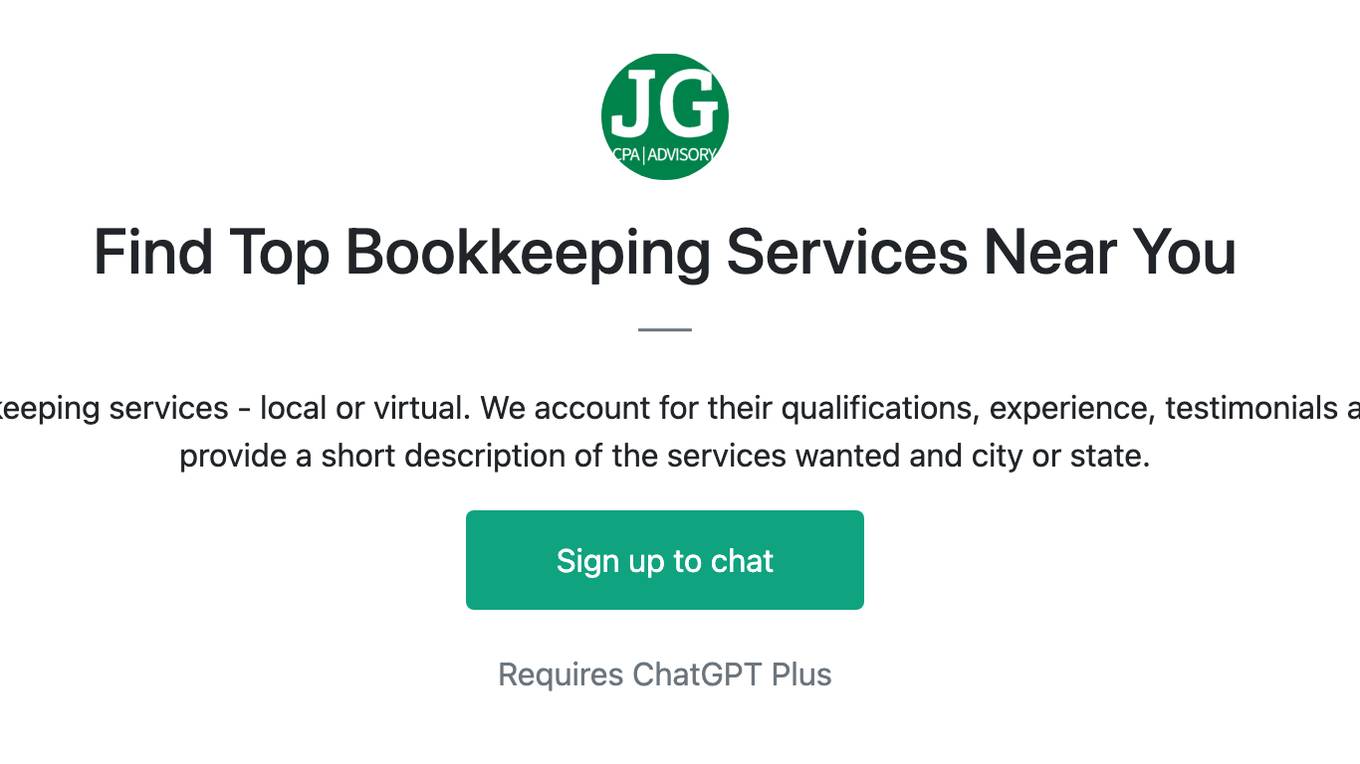 Find Top Bookkeeping Services Near You Screenshot