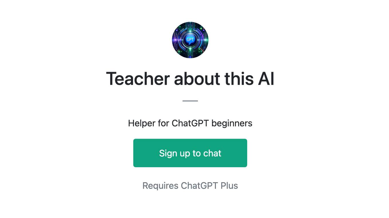 Teacher about this AI Screenshot