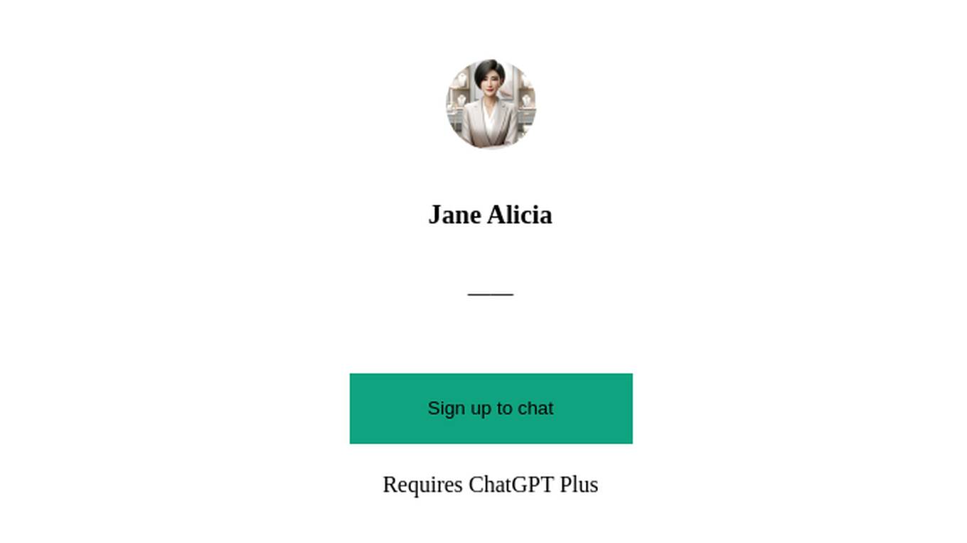 Jane Alicia Screenshot