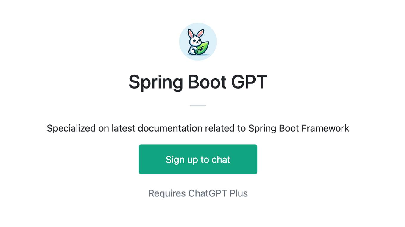 Spring Boot GPT Screenshot