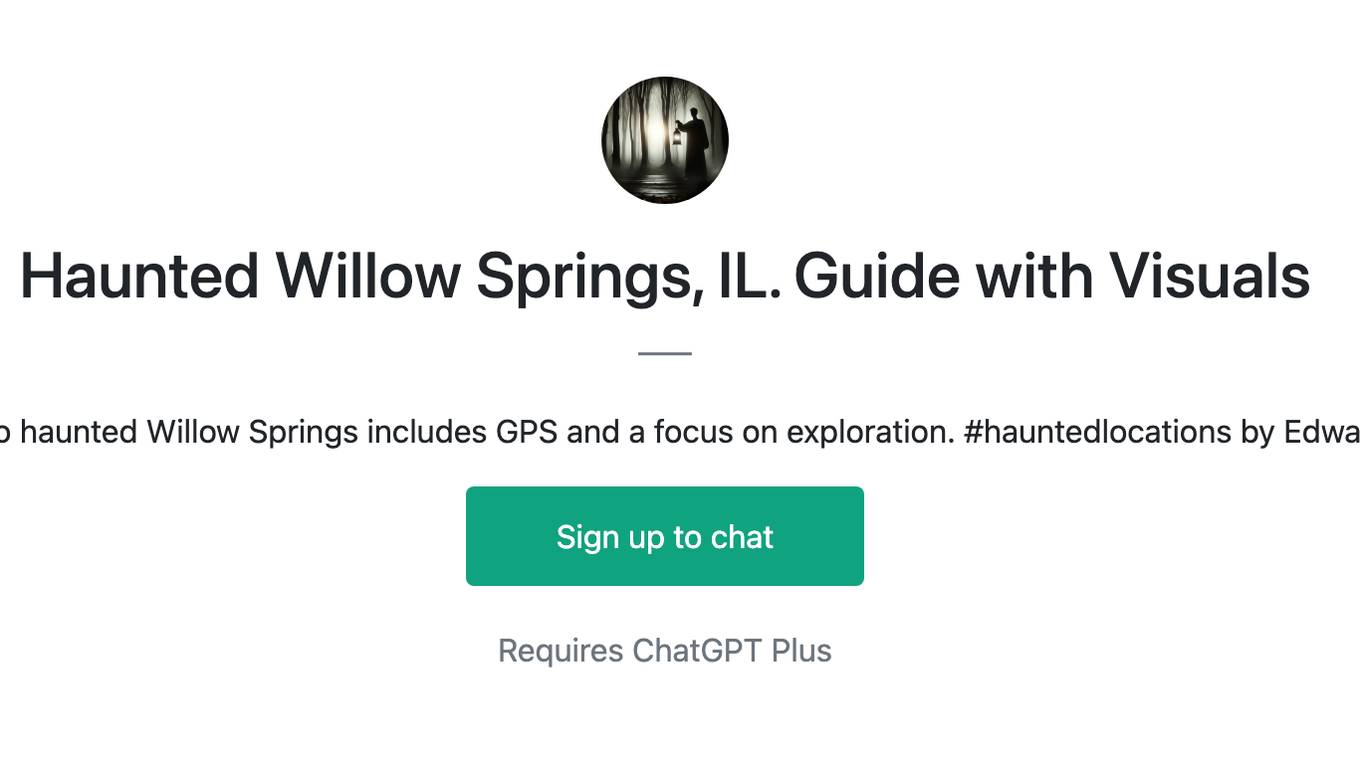 Haunted Willow Springs, IL. Guide with Visuals Screenshot