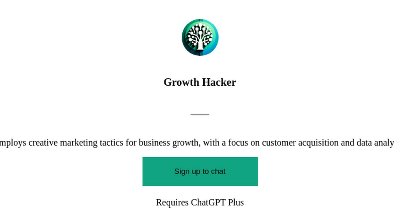 Growth Hacker Screenshot