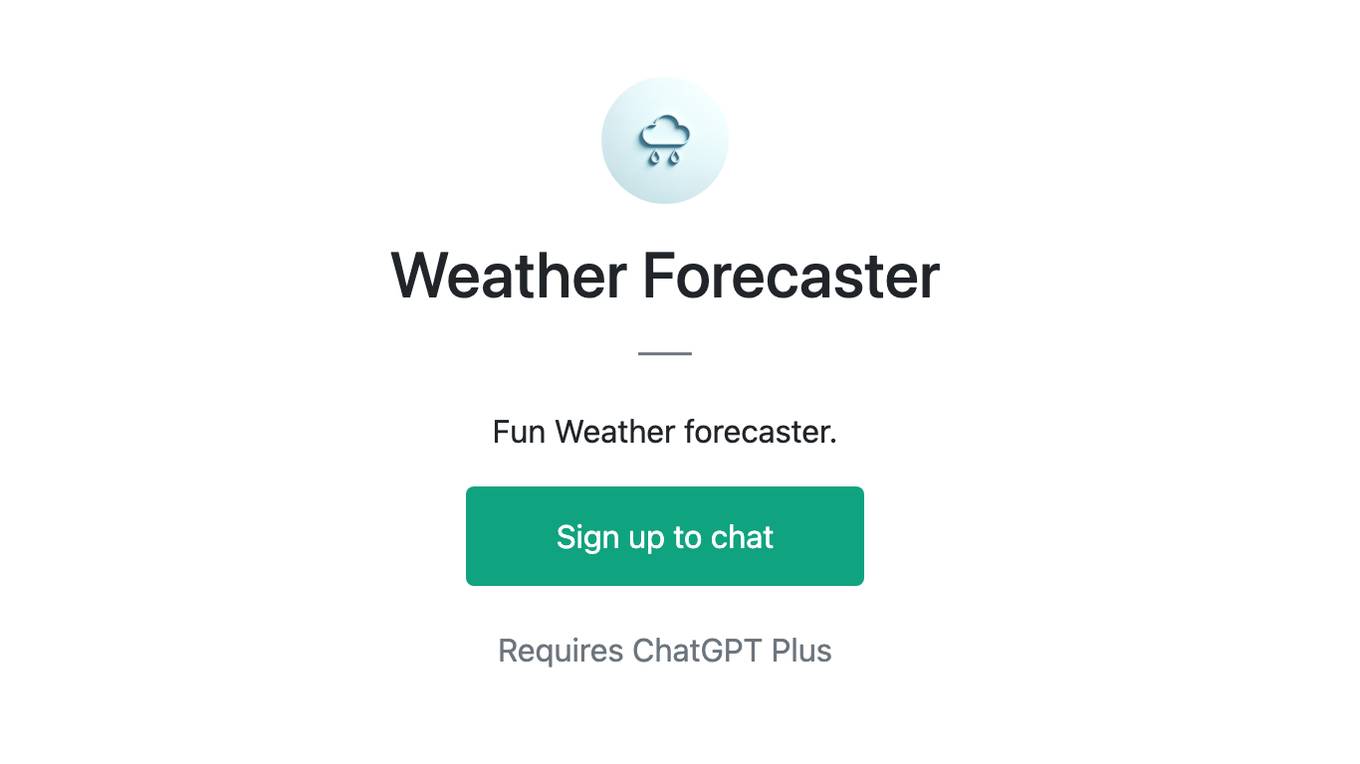 Weather Forecaster Screenshot