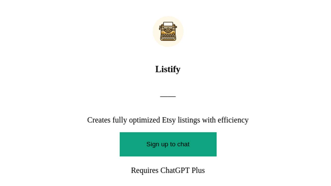 Listify Screenshot