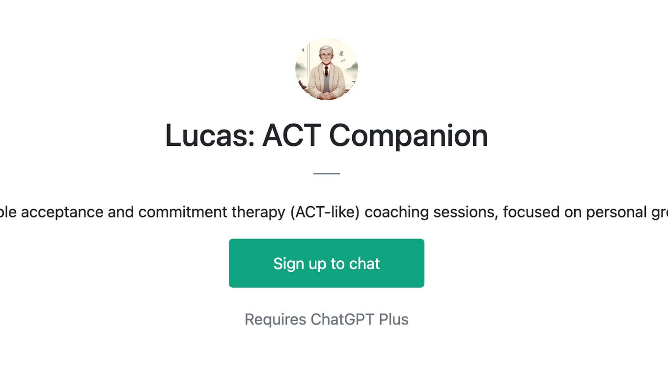 Lucas: ACT Companion Screenshot