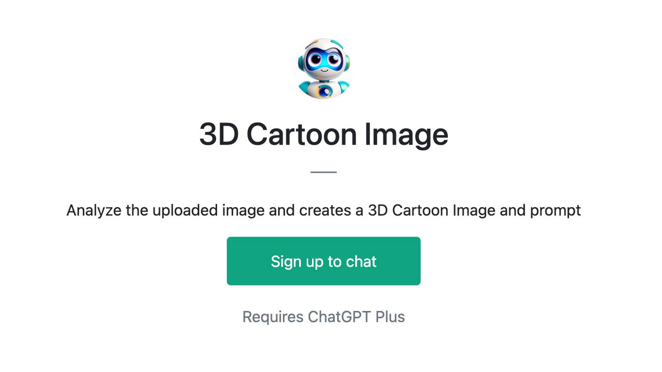 3D Cartoon Image Screenshot