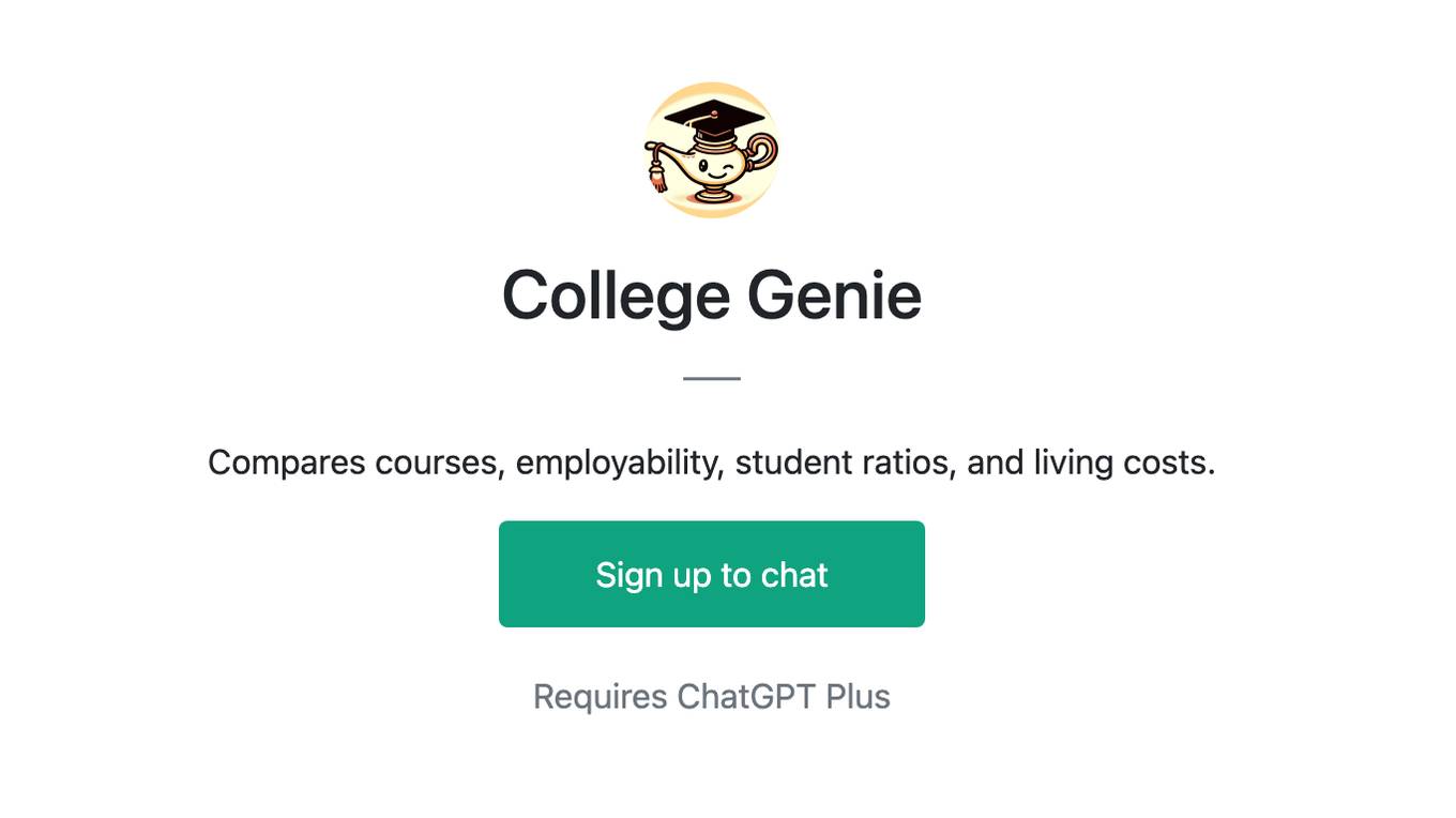 College Genie Screenshot