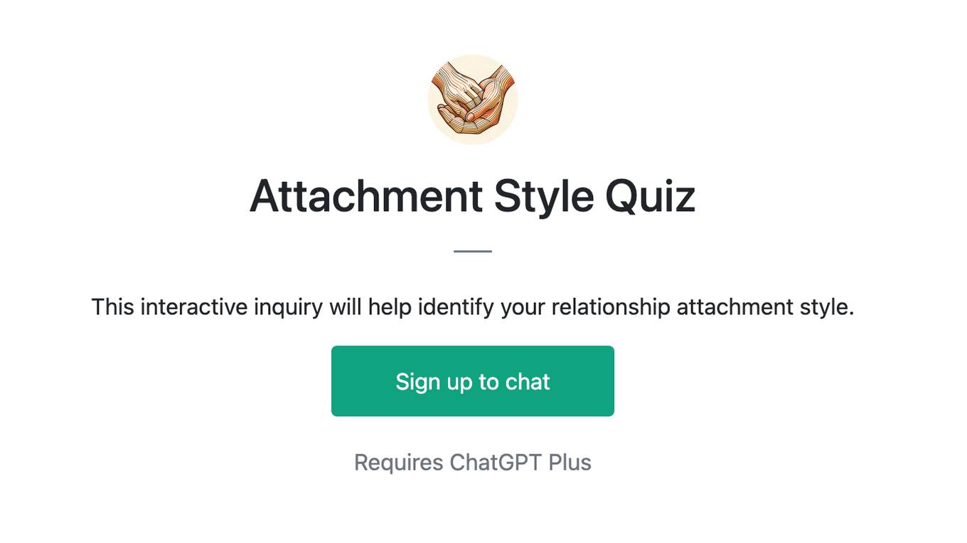 Attachment Style Quiz Screenshot