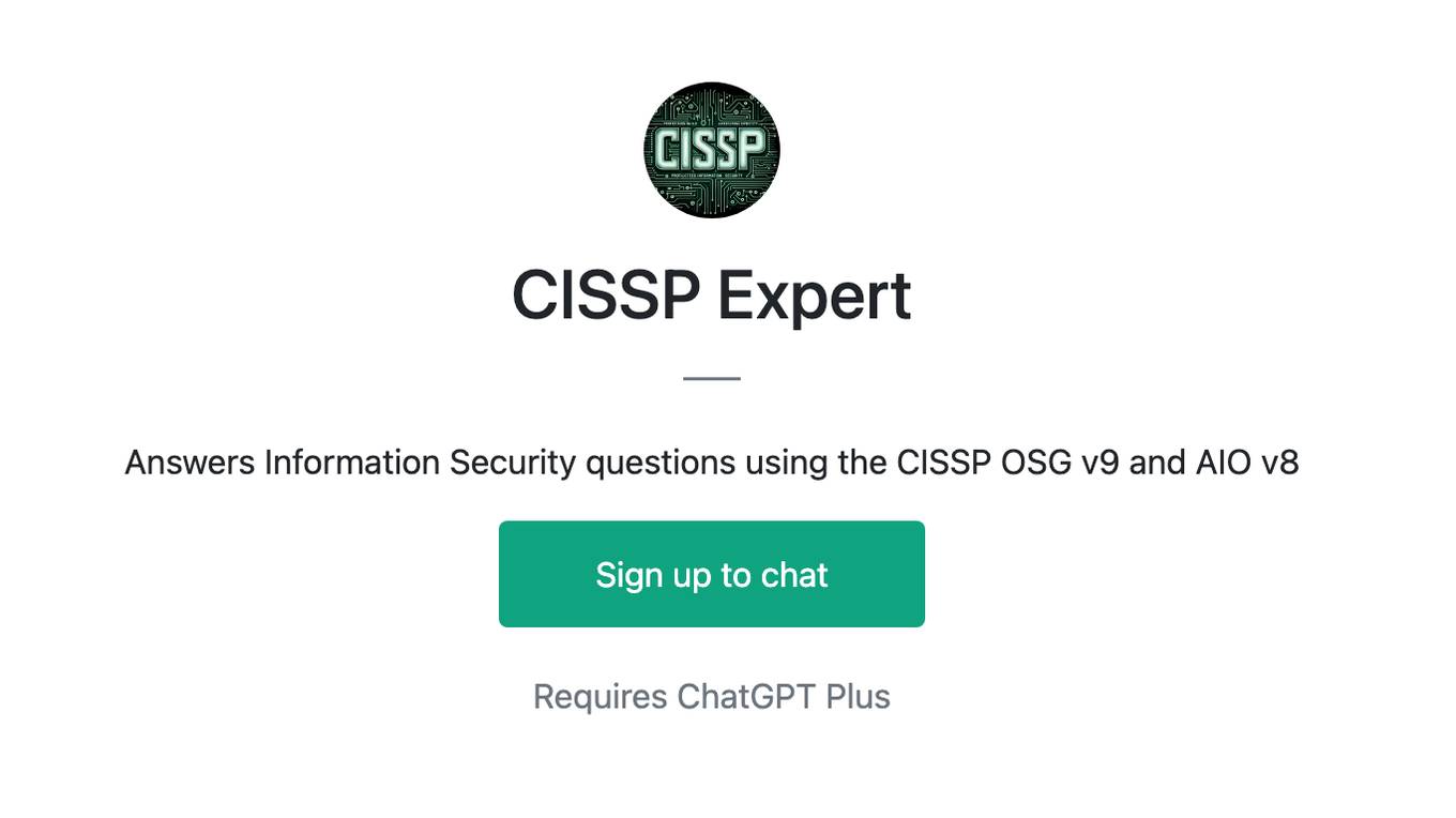 CISSP Expert Screenshot