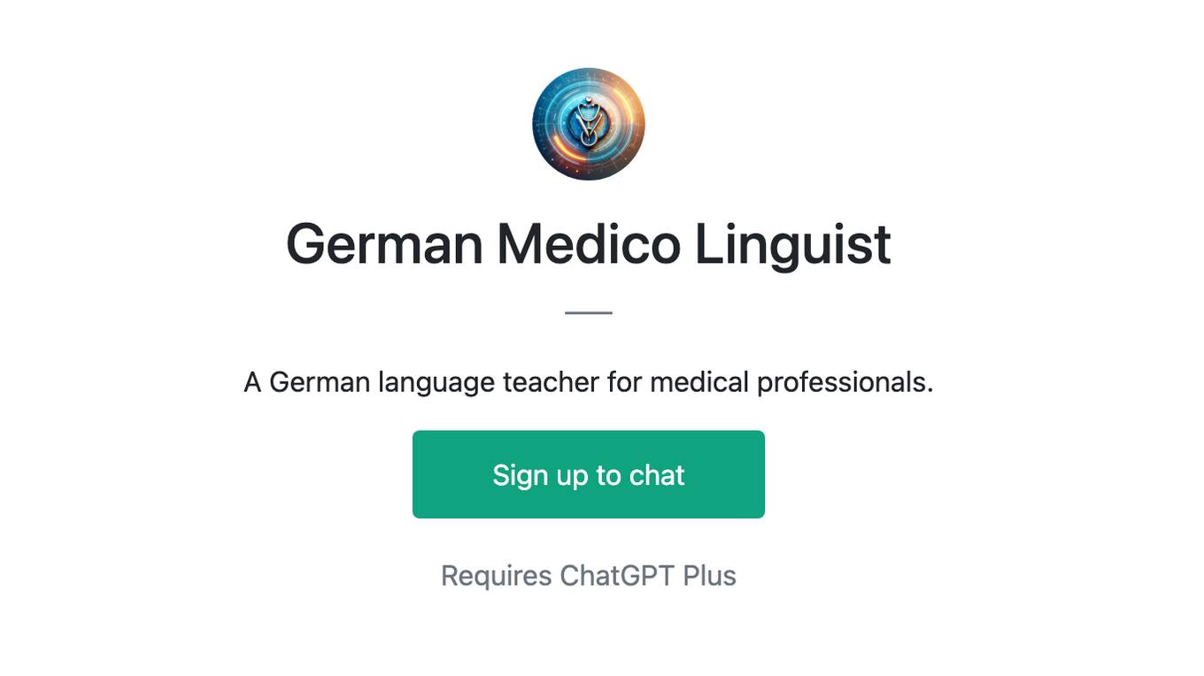 German Medico Linguist Screenshot