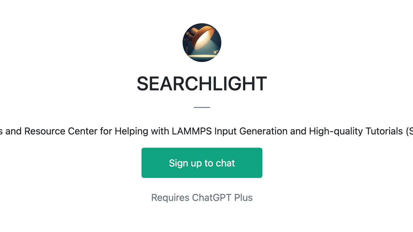 SEARCHLIGHT Screenshot