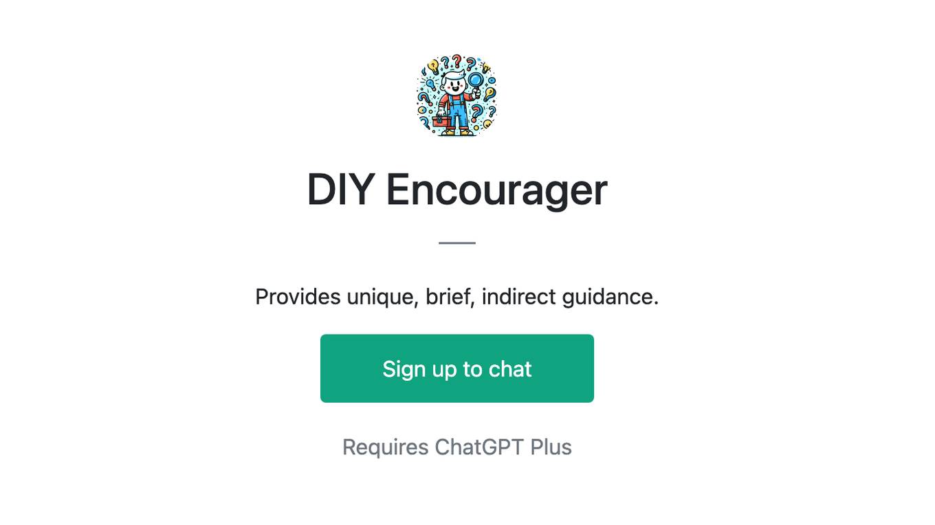 DIY Encourager Screenshot