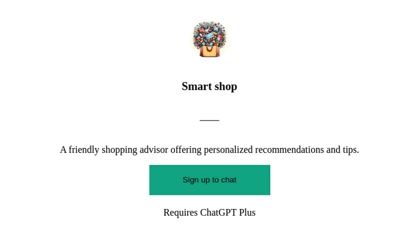 Smart shop Screenshot