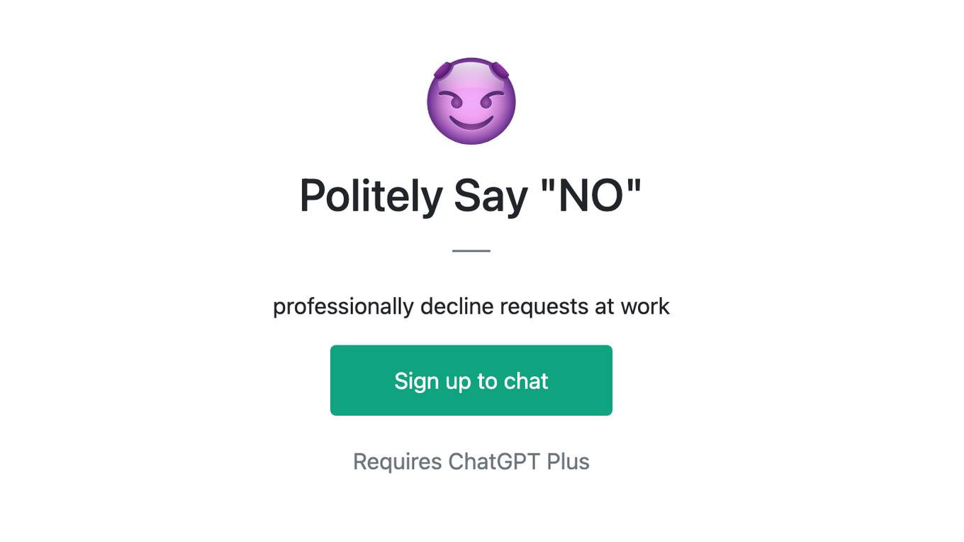 Politely Say 