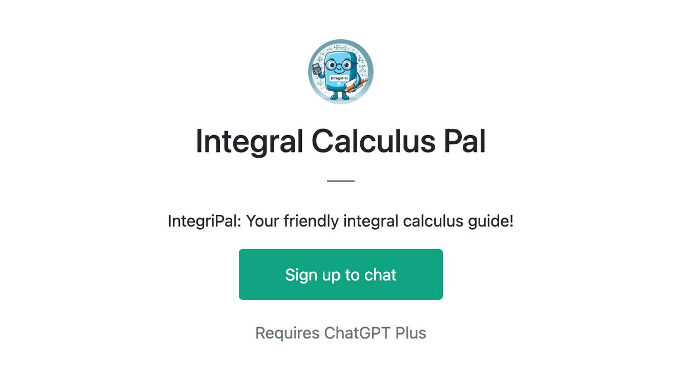 Integral Calculus Pal Screenshot