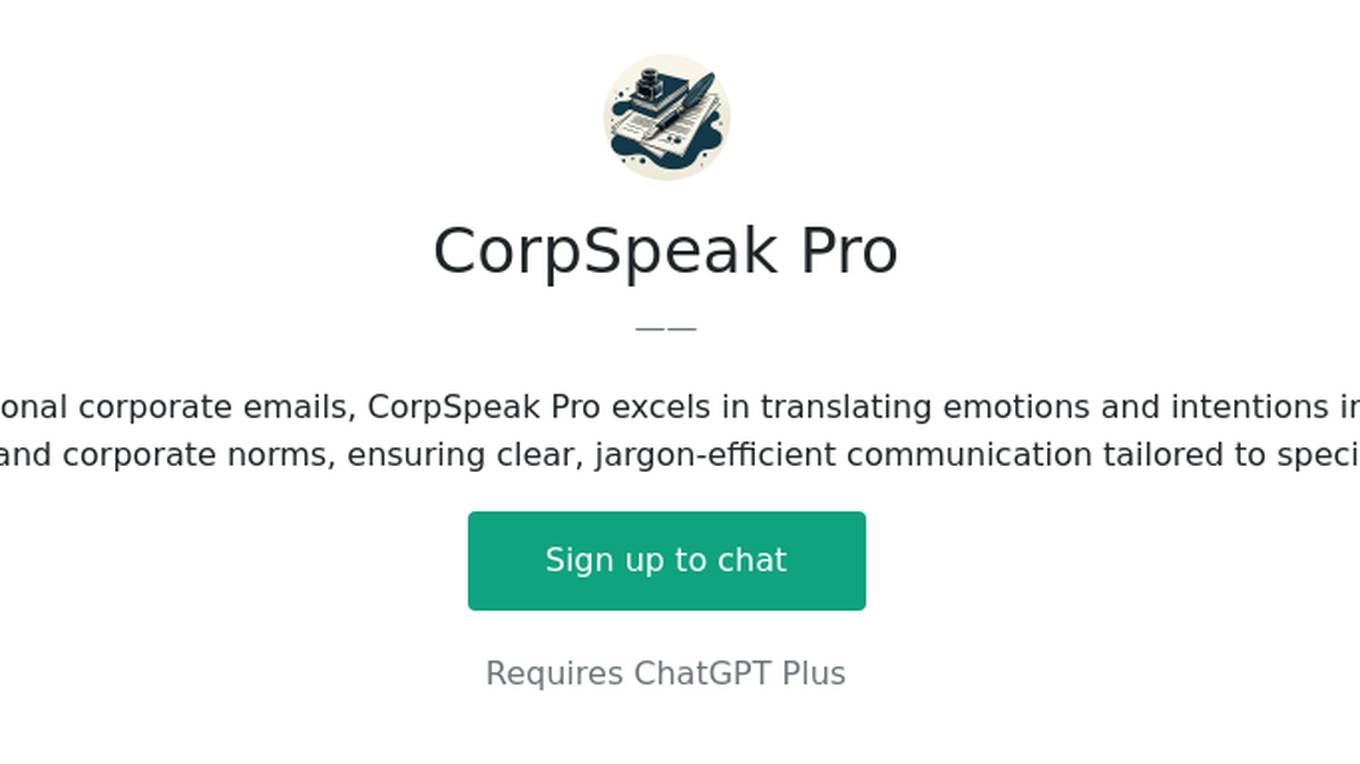 CorpSpeak Pro Screenshot