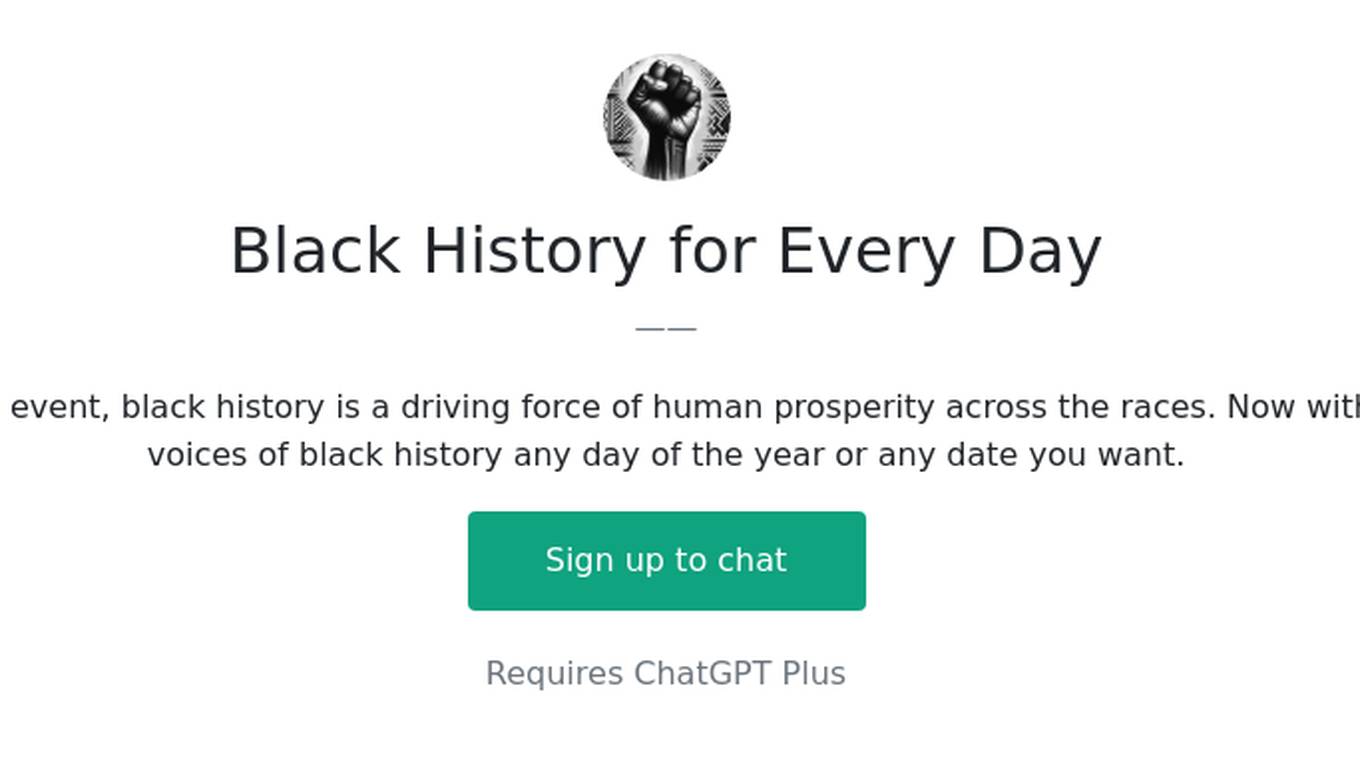 Black History for Every Day Screenshot