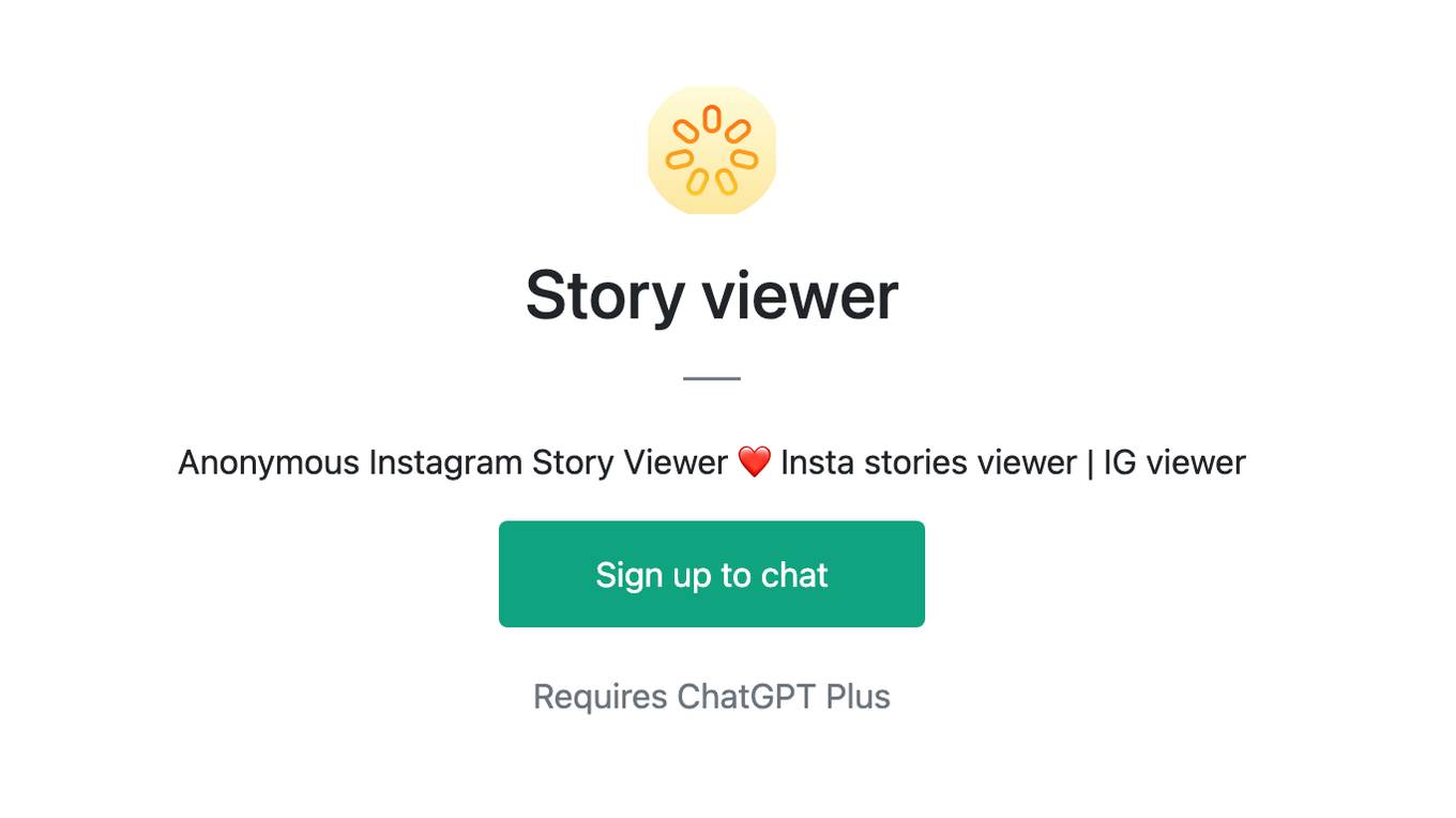 Story viewer Screenshot