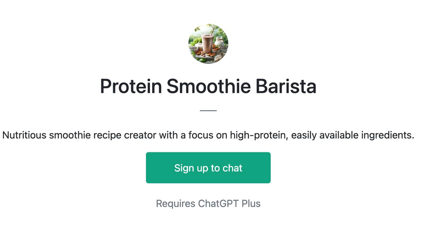 Protein Smoothie Barista Screenshot