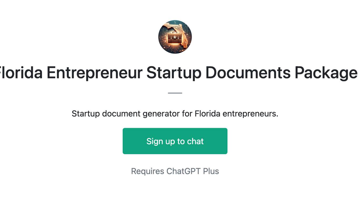 Florida Entrepreneur Startup Documents Package Screenshot