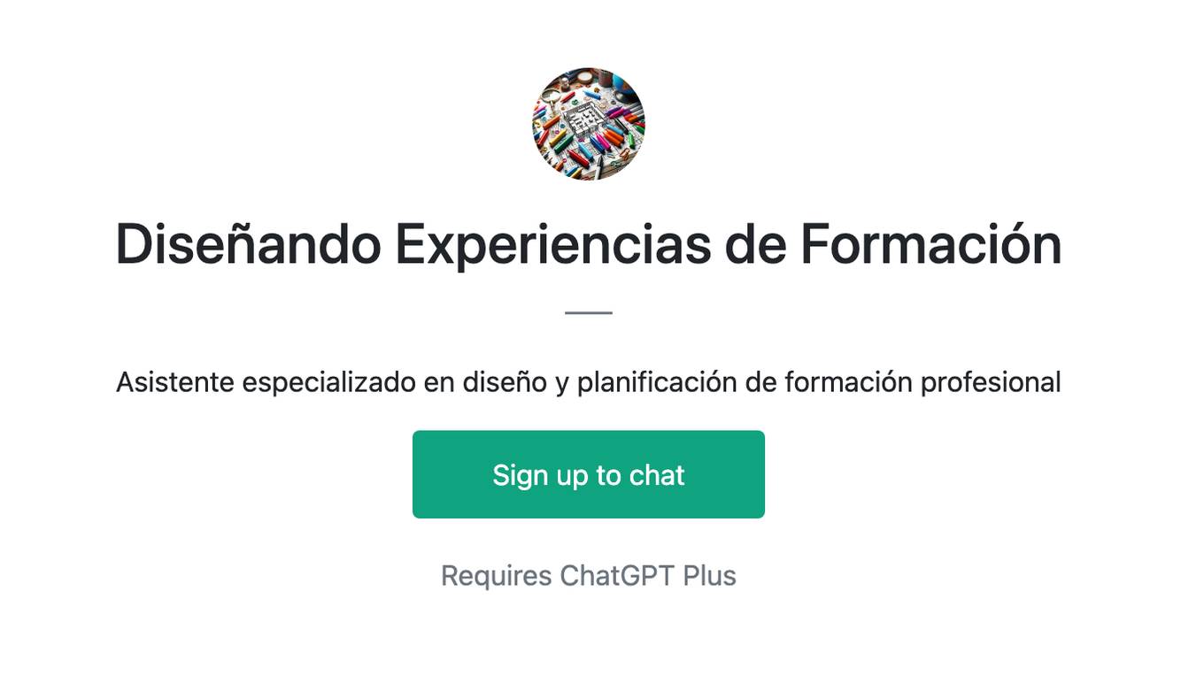 Diseñando Experiencias de Formación Screenshot