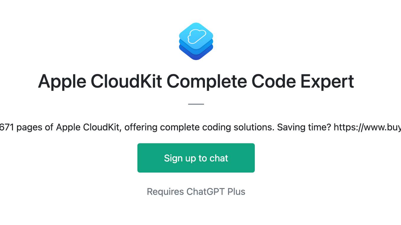 Apple CloudKit Complete Code Expert Screenshot