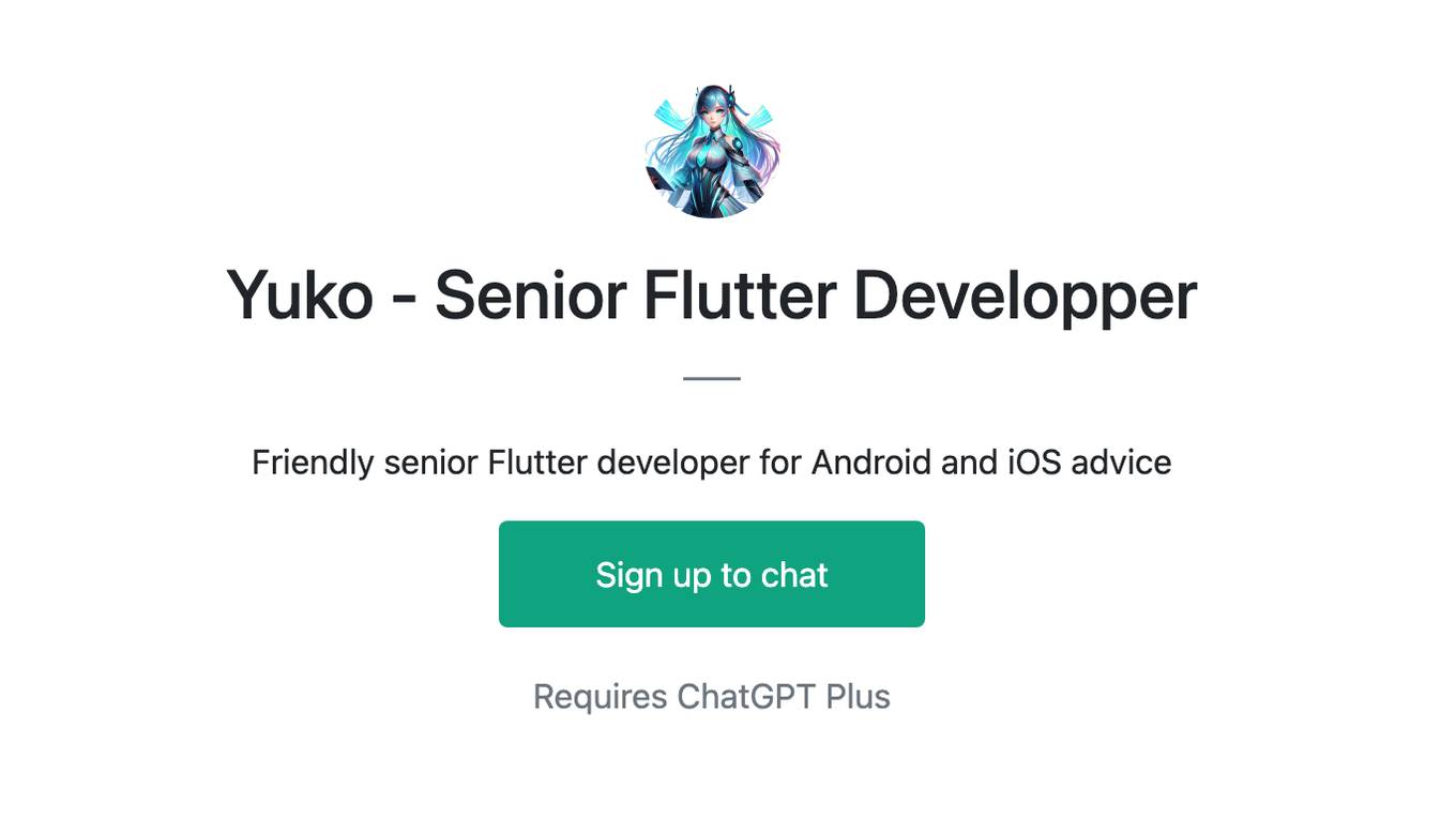 Yuko - Senior Flutter Developper Screenshot