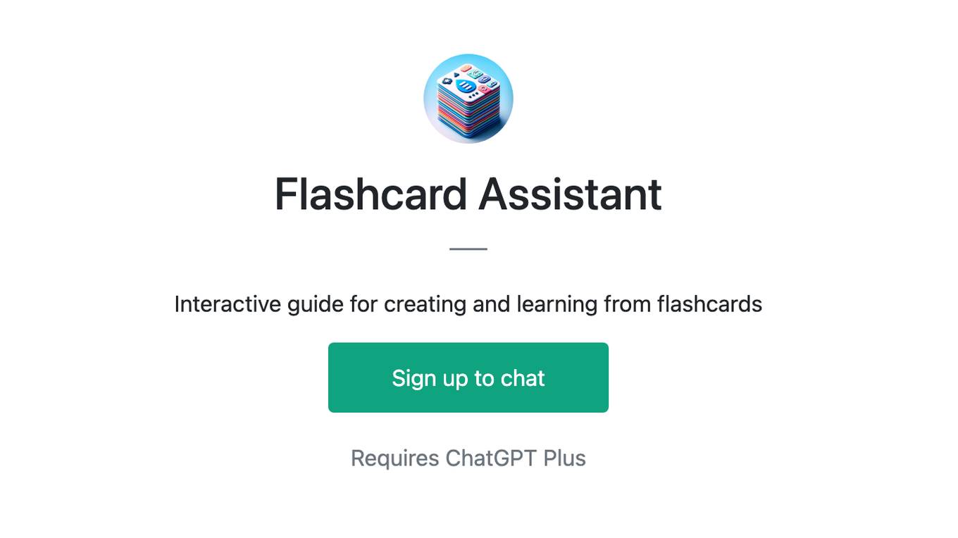 Flashcard Assistant Screenshot