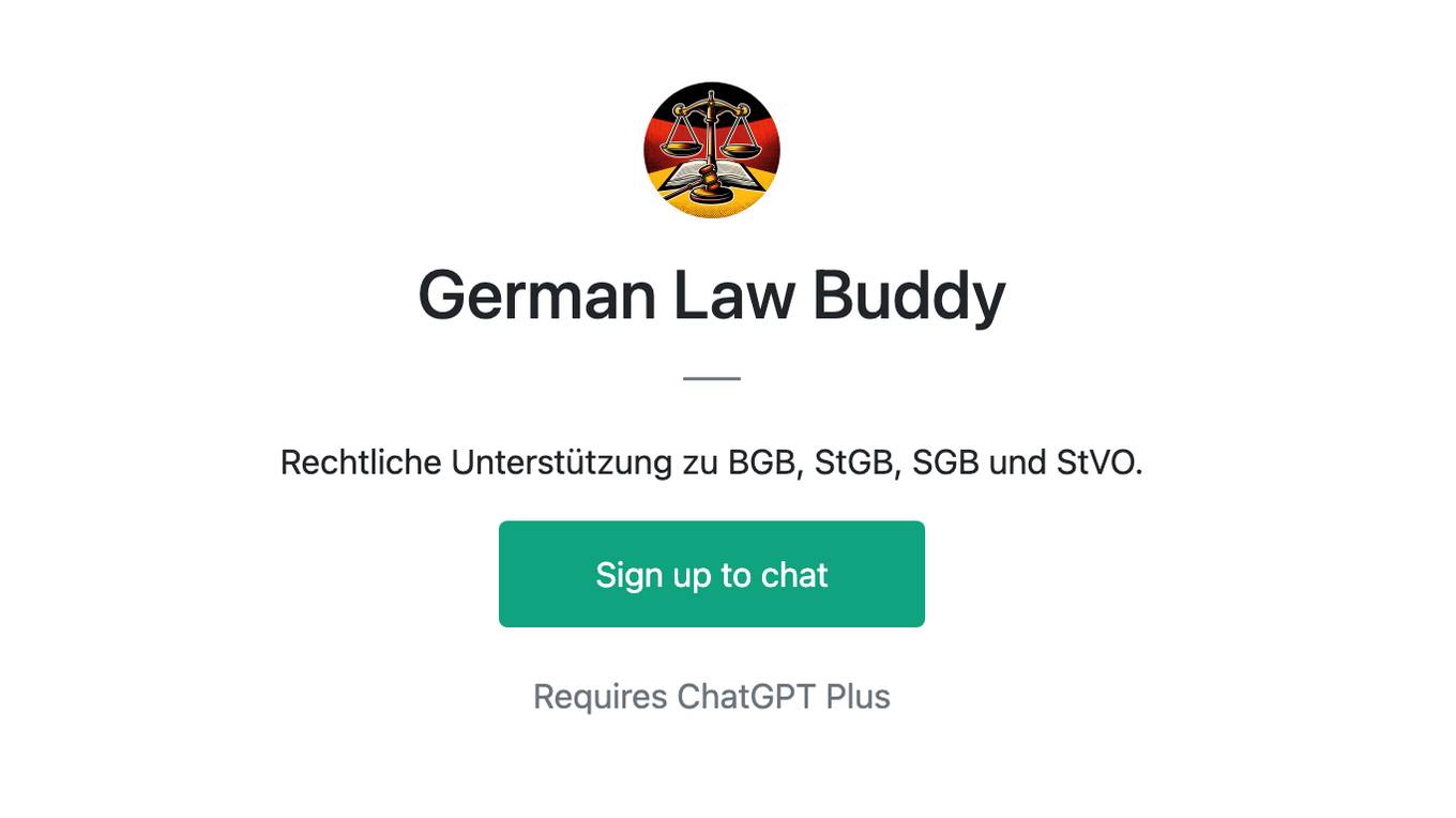 German Law Buddy Screenshot