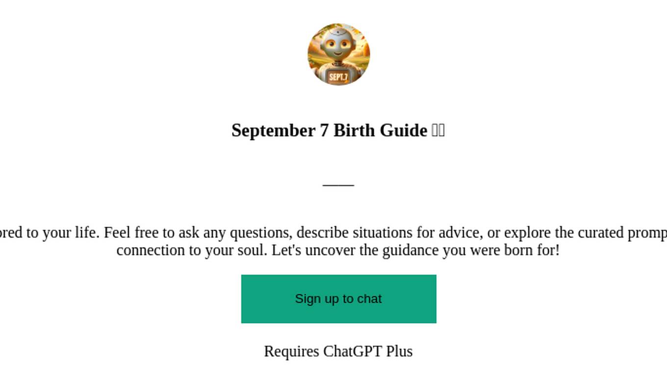 September 7 Birth Guide 🔮⭐️ Screenshot