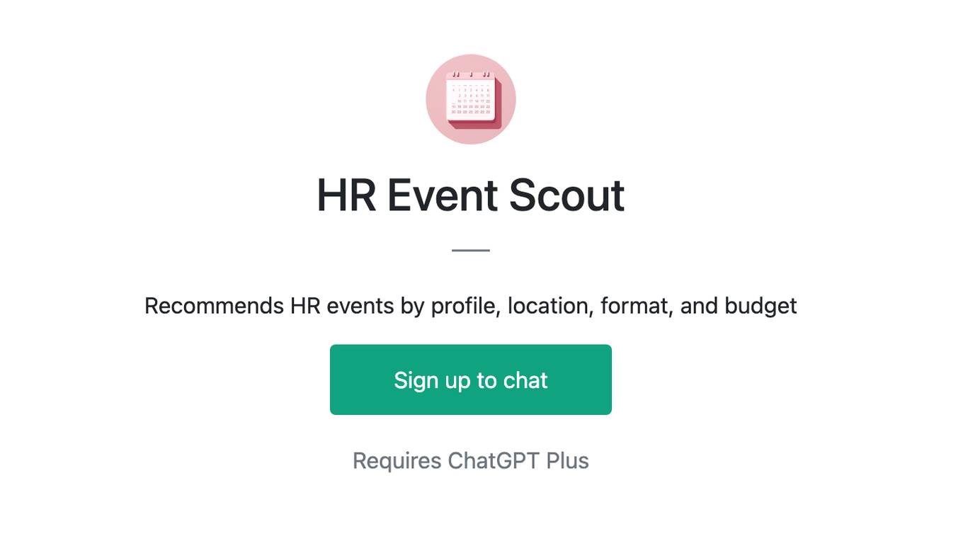 HR Event Scout Screenshot