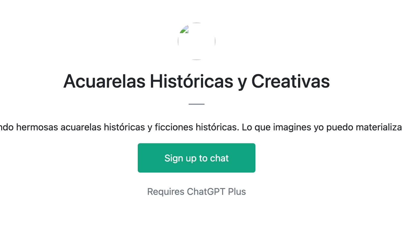 Acuarelas Históricas y Creativas Screenshot